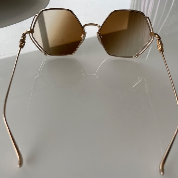 Chrome Hearts Authentic VINTAGE OCTAGON METAL Lens Unisex...